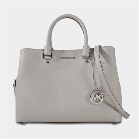 michael kors gray riely pearl gray large|Michael Kors Riley Bags & Handbags for Women for sale .